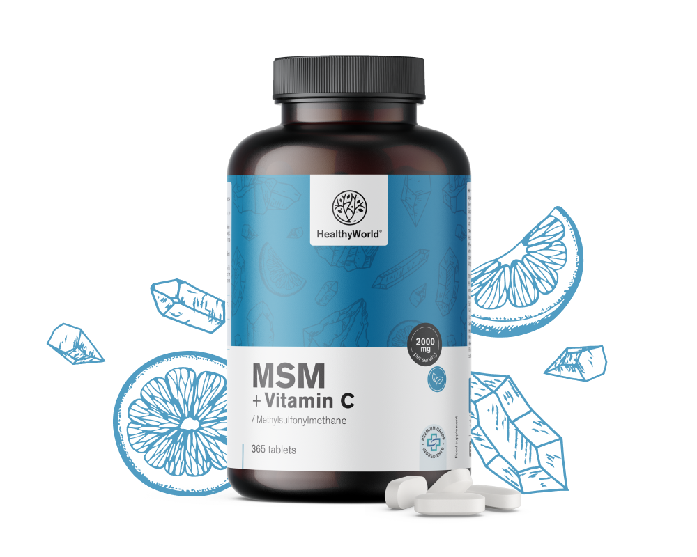 MSM 2000 mg - mit Vitamin C