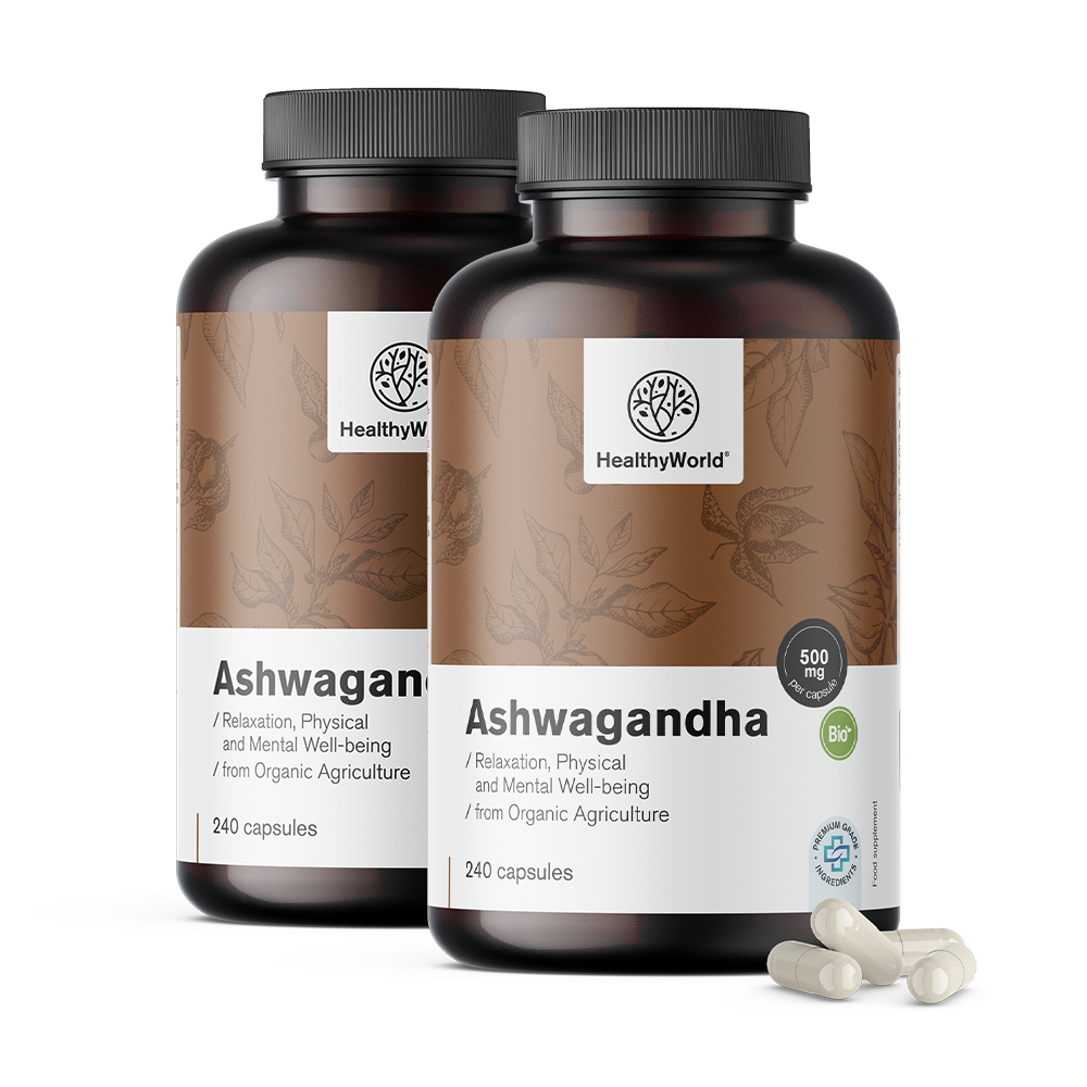 BIO Ašvaganda 500 mg in Kapseln