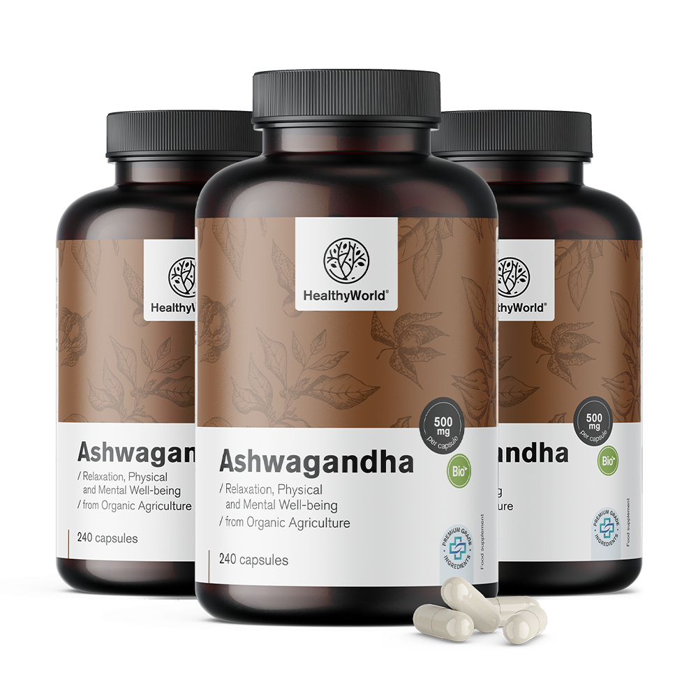 BIO Ašvaganda 500 mg in Kapseln