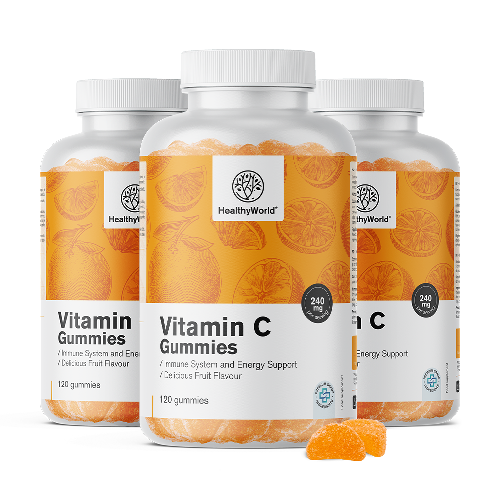 Vitamin C in Gummibärchen.