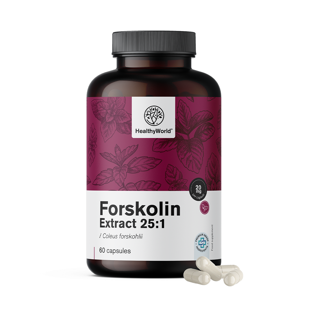 Forskolin - aus dem Extrakt von indischem Brennnessel 20 mgForskolin - aus dem Extrakt von indischem Brennnessel 20 mg