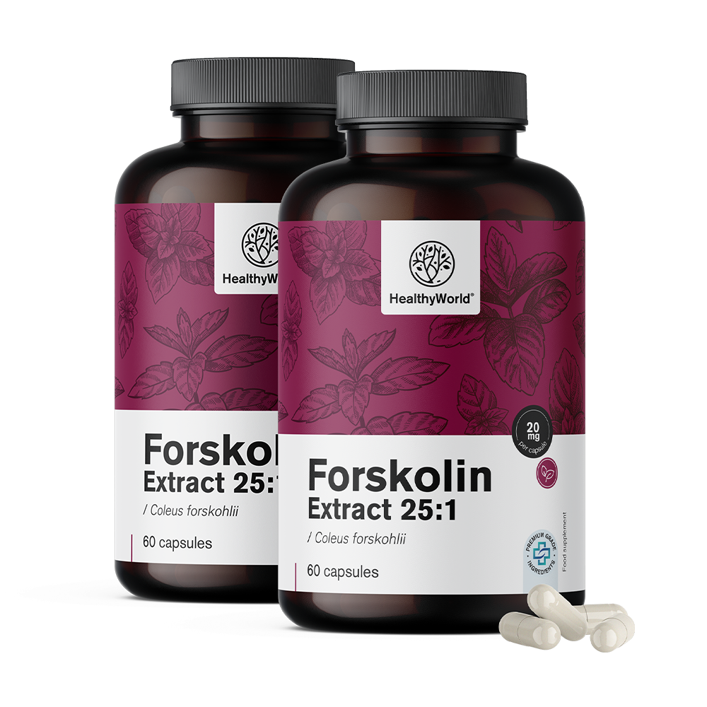 Forskolin - aus dem Extrakt von indischem Brennnessel 20 mgForskolin - aus dem Extrakt von indischem Brennnessel 20 mg
