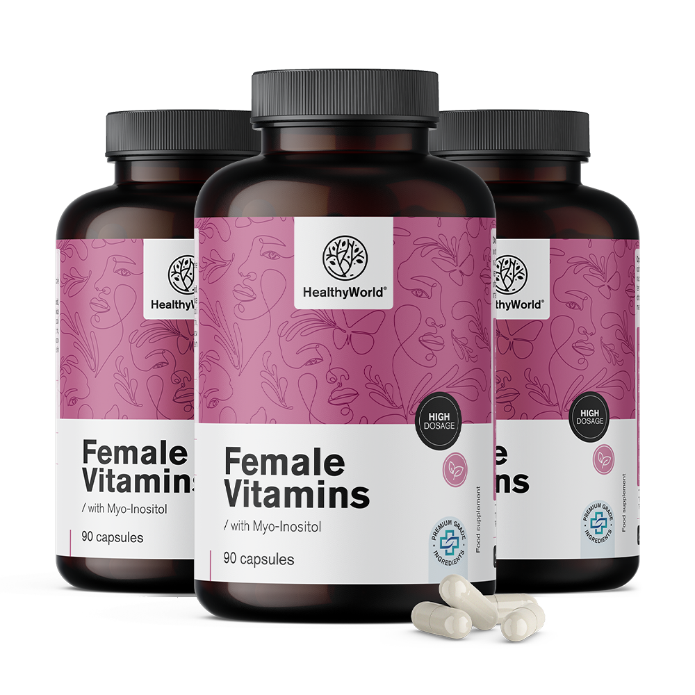 Vitamine für Frauen mit Myo-Inositol.