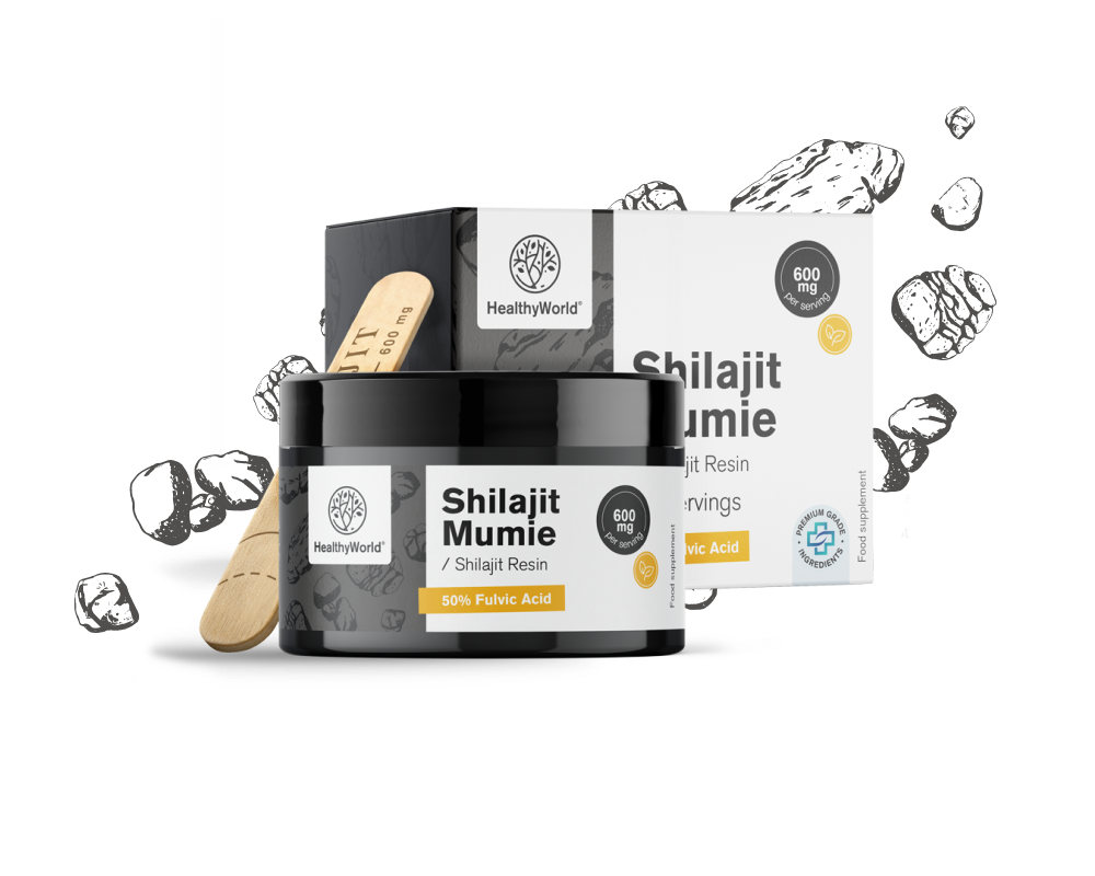 Shilajit Mumie 600 mg - Harz