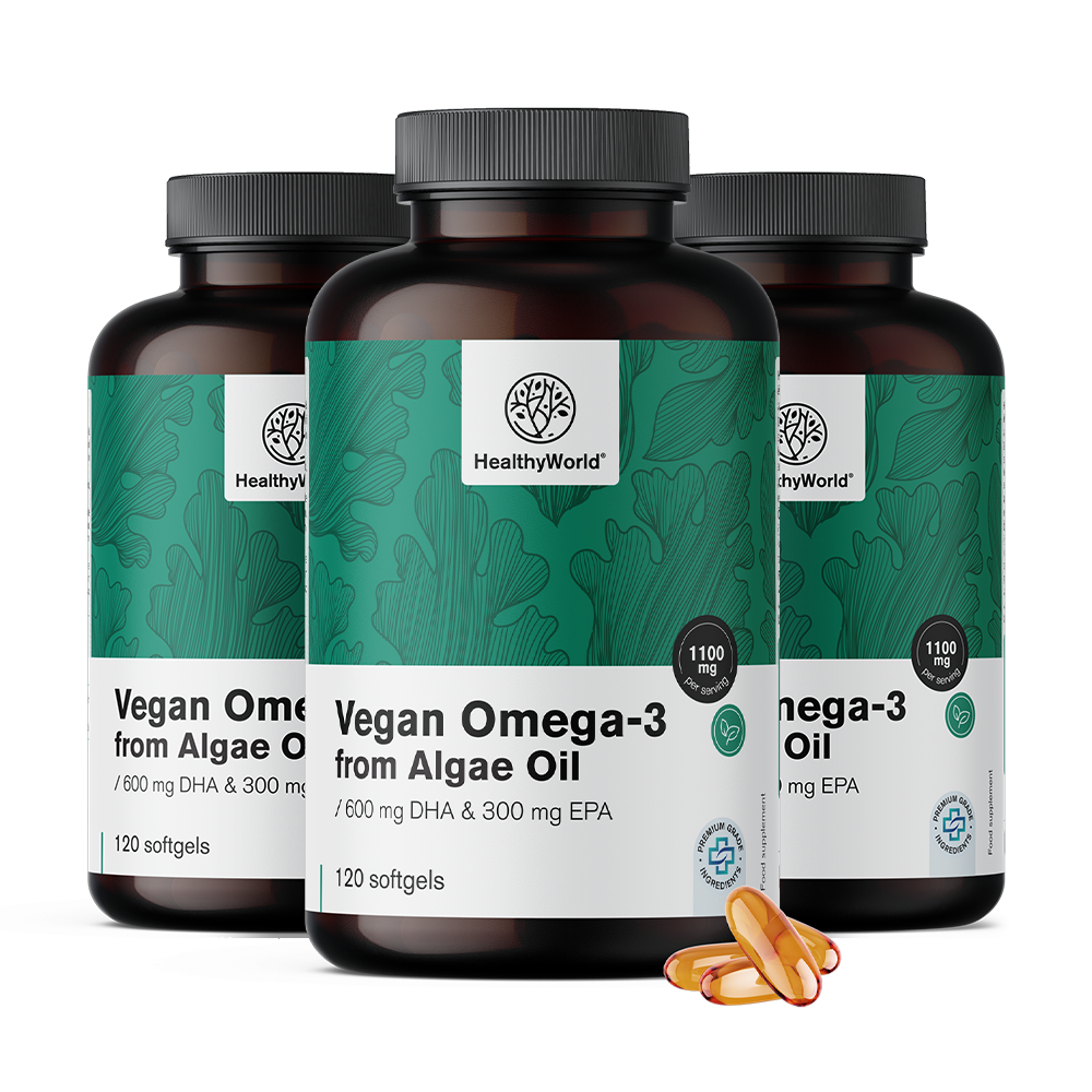 Vegane Omega-3 1100 mg - aus Algen