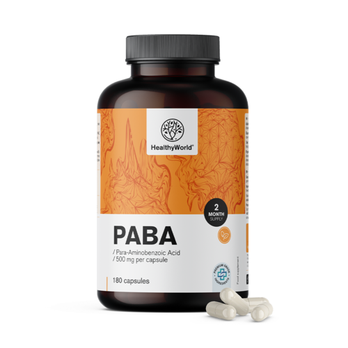 PABA 500 mg, 180 Kapseln