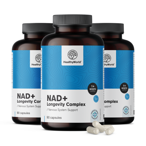 3x NAD+ Longevity Complex, zusammen 270 Kapseln