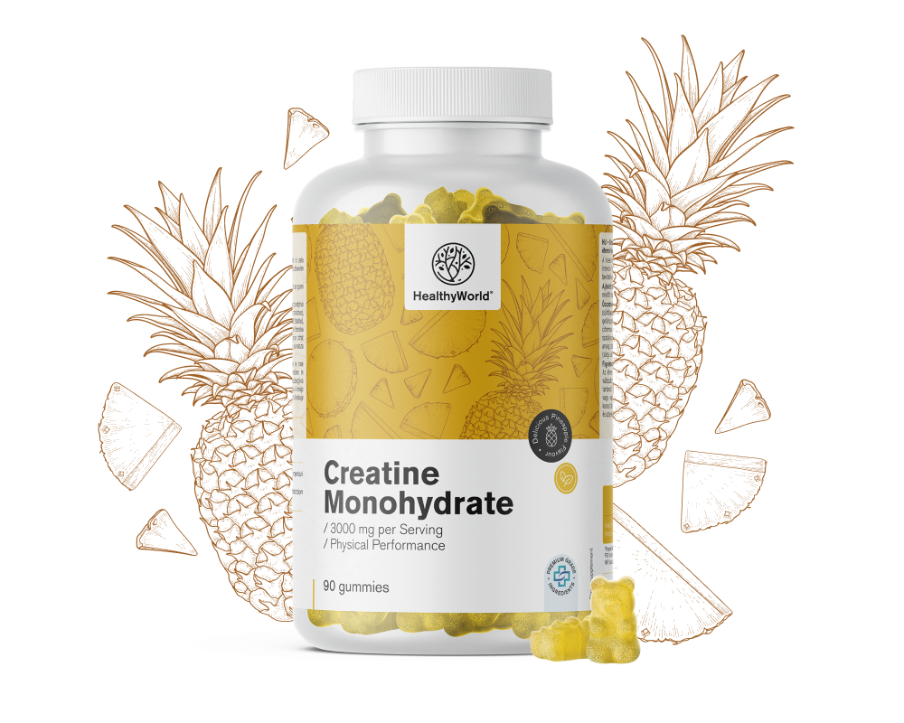 Kreatin Monohydrat 3000 mg – Ananas