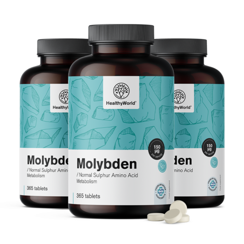 3x Molybdän 150 µg, zusammen 1095 Tabletten