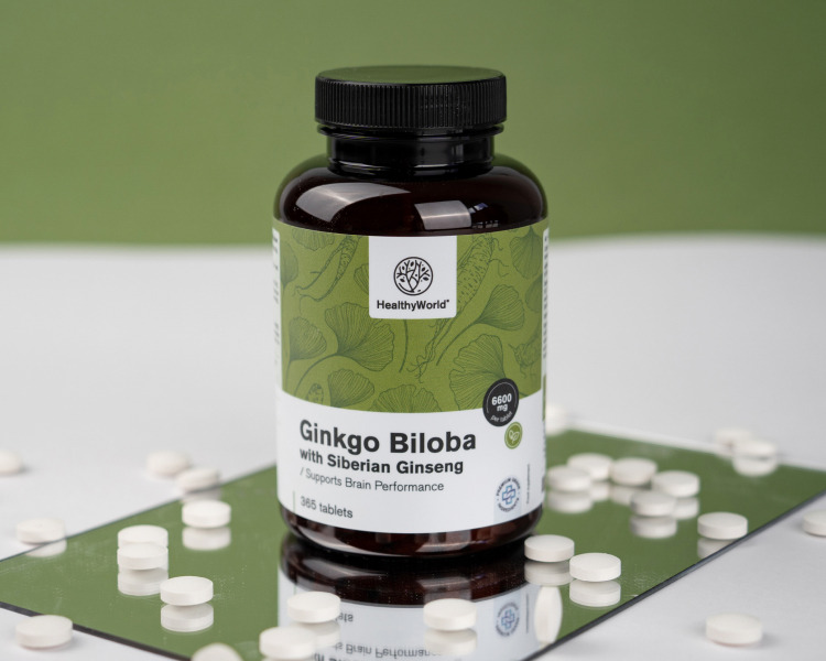 Ginkgo mit Sibirischem Ginseng 6600 mg